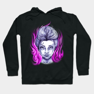 Reborn from Pink Flames Hoodie